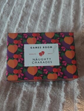 Naughty Charades Adult Party Game - Purple & Orange